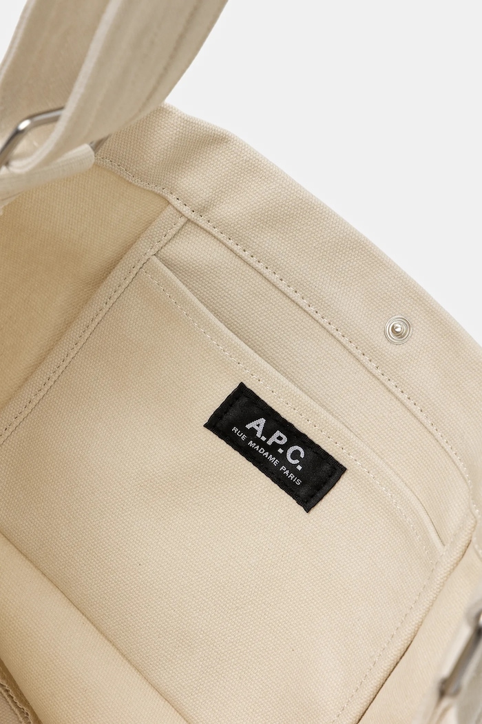 Kabelka A.P.C. besace journal small PSAJZ.M67010 béžová