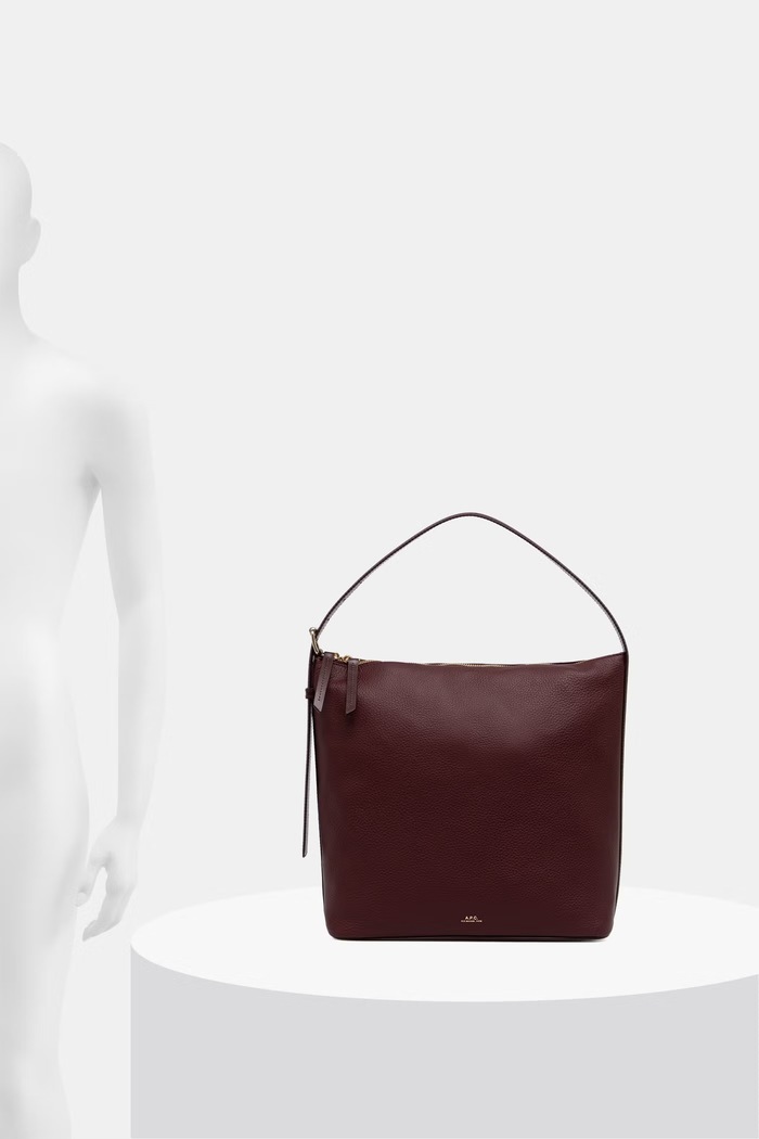 A.P.C. geantă tote pentru femei din piele sac vera PXCBL.F61902