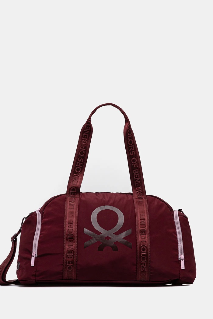 United Colors of Benetton borsa 24 x 24 x 18 cm semplice granata 66YT1Y01Z