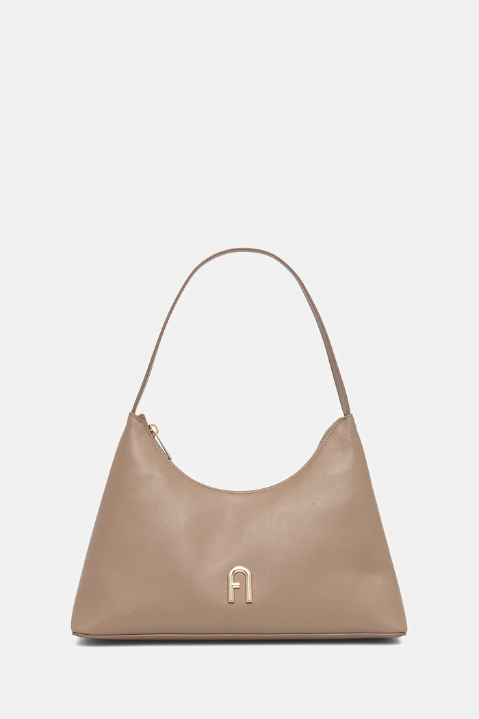 Kožená kabelka Furla usňová koža hnedá WB00782.AX0733.1257S