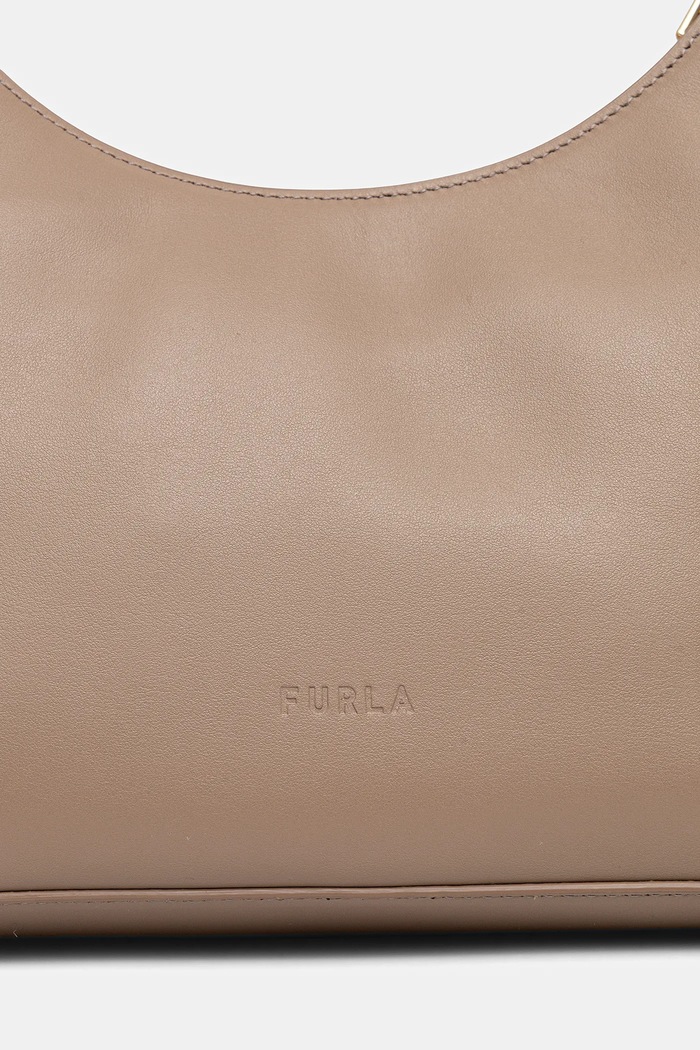 Kožená kabelka Furla hnedá WB00782.AX0733.1257S