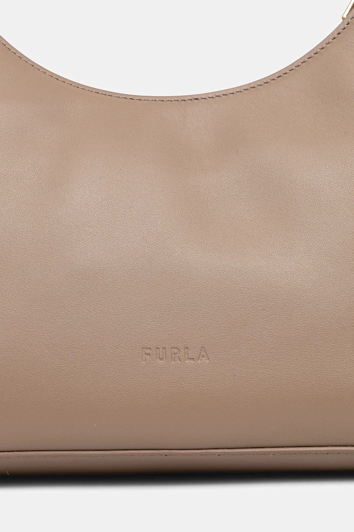Kožená kabelka Furla hnedá WB00782.AX0733.1257S
