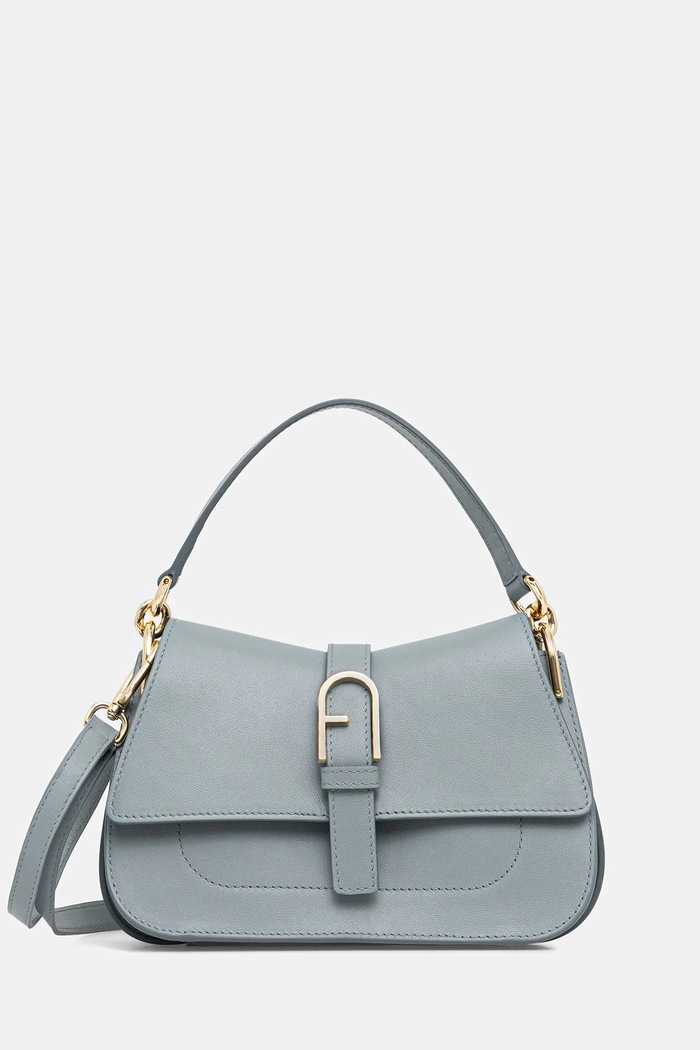 Furla poșetă de piele uni albastru WB01032.BX2045.3963S