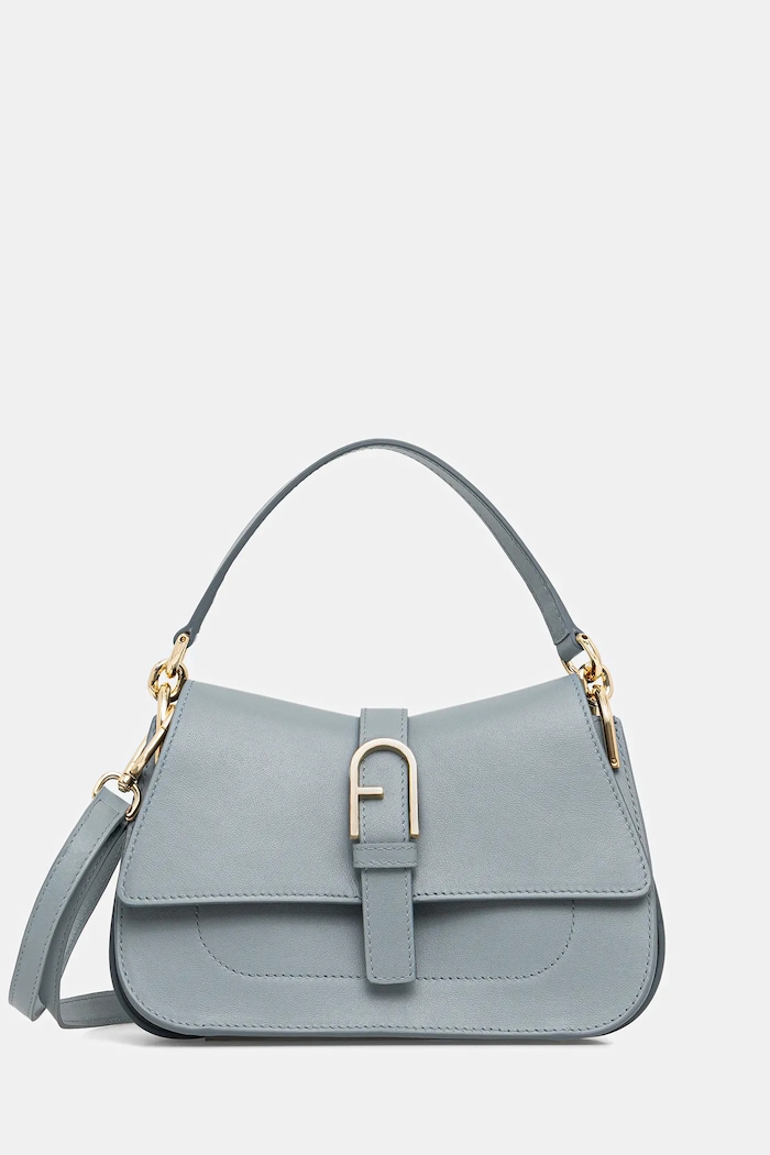 Furla poșetă de piele uni albastru WB01032.BX2045.3963S