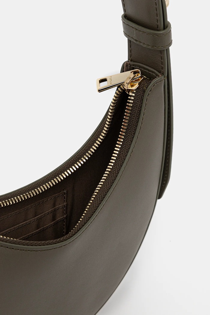 Furla geantă de mână din piele WE00649.AX0733.2810S verde