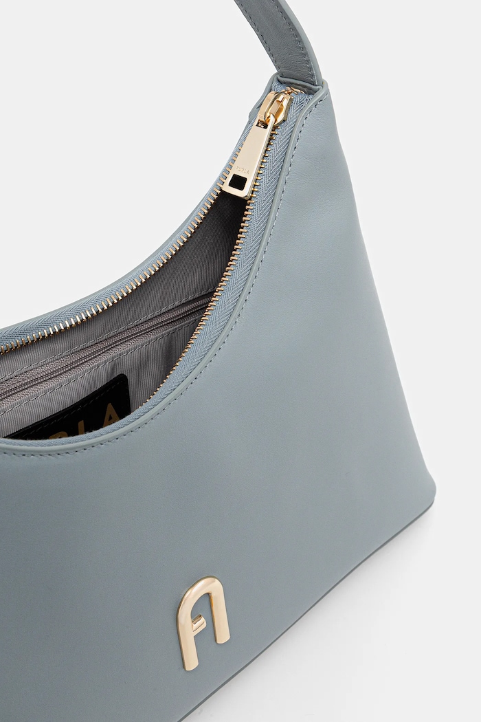 Geantă de piele Furla albastru WB00782.AX0733.3963S