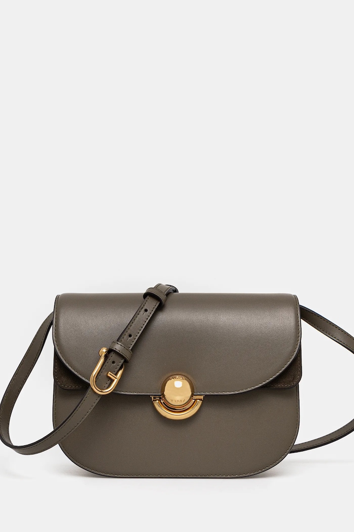 Furla Torebka skórzana zielony WB01355.BX0428.2810S