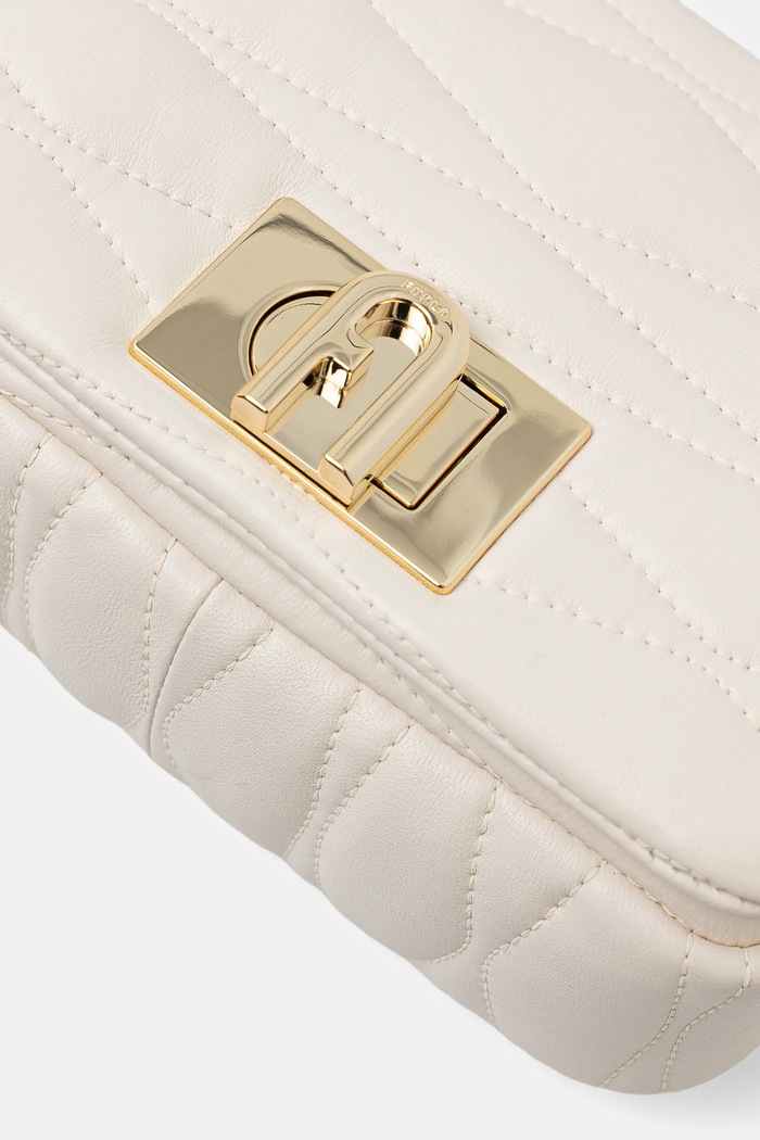 Kožená kabelka Furla béžová WE00735.BX3221.PNN00