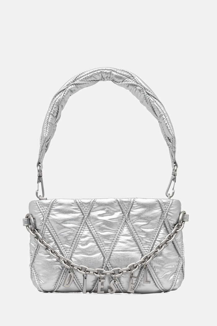 Diesel poșetă CHARM-D CHARM-D POUCH uni argintiu X10286.P8240