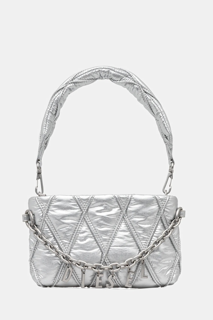 Diesel poșetă CHARM-D CHARM-D POUCH uni argintiu X10286.P8240