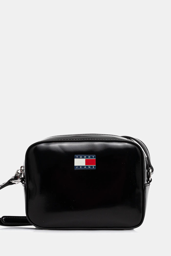Τσάντα Tommy Jeans δεν χωράει Α4 μαύρο AW0AW17864