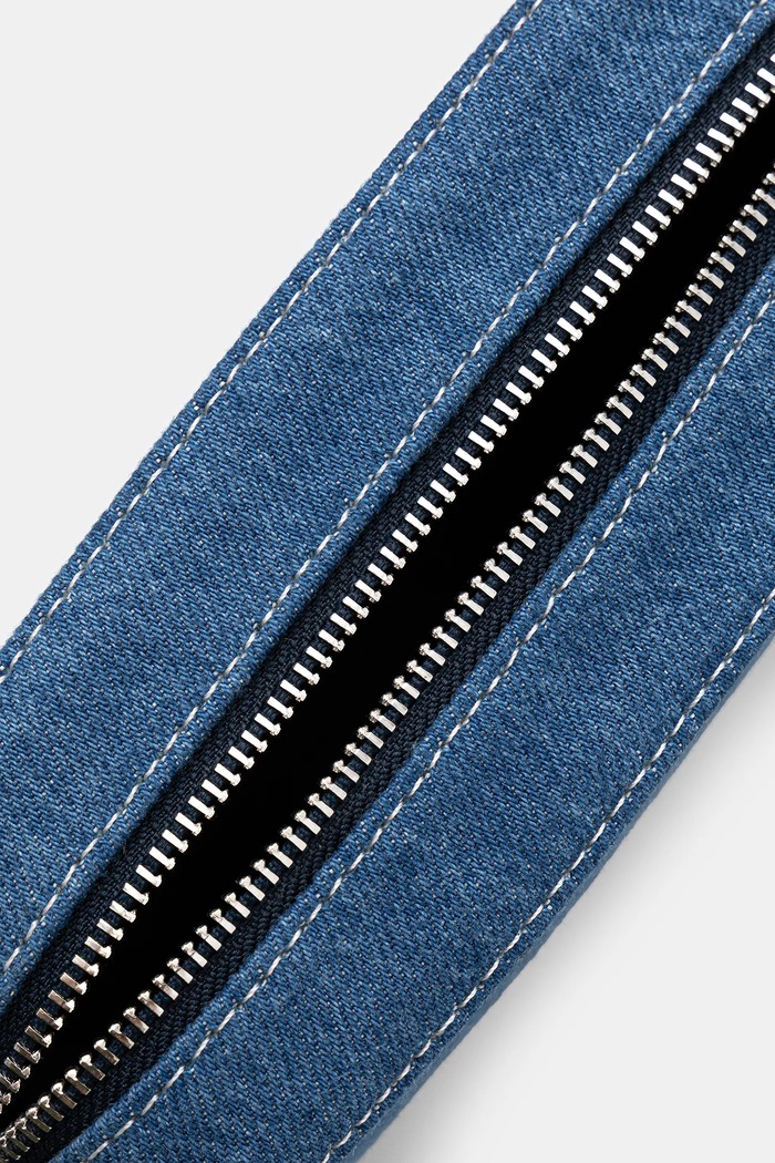 Džínsová taška Tommy Jeans AW0AW17874 tmavomodrá