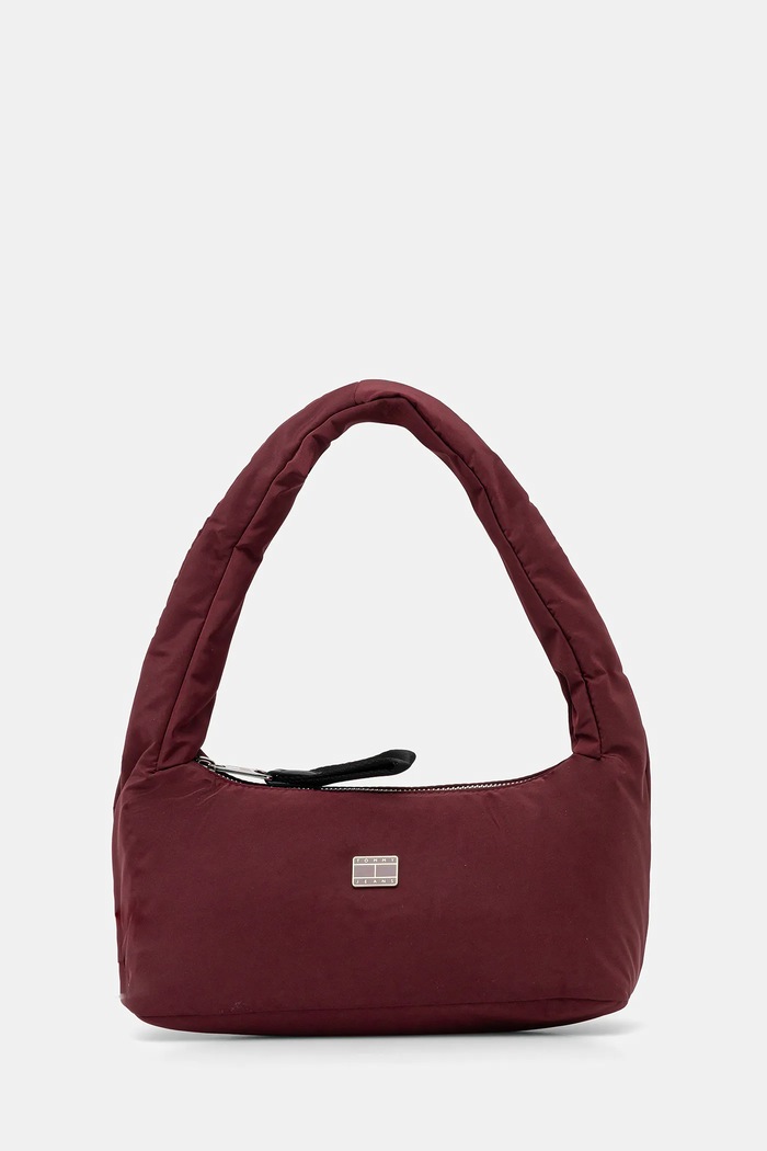 Tommy Jeans kézitáska textil burgundia AW0AW17886