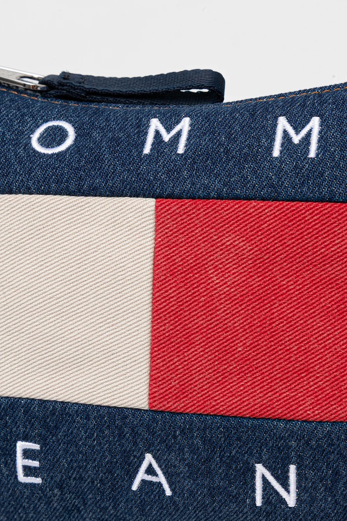 Τσάντα Tommy Jeans σκούρο μπλε AW0AW18213