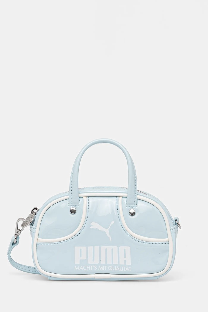 Puma geantă crossbody pentru femei 1976 Micro Grip nu incape in A4 albastru 091824