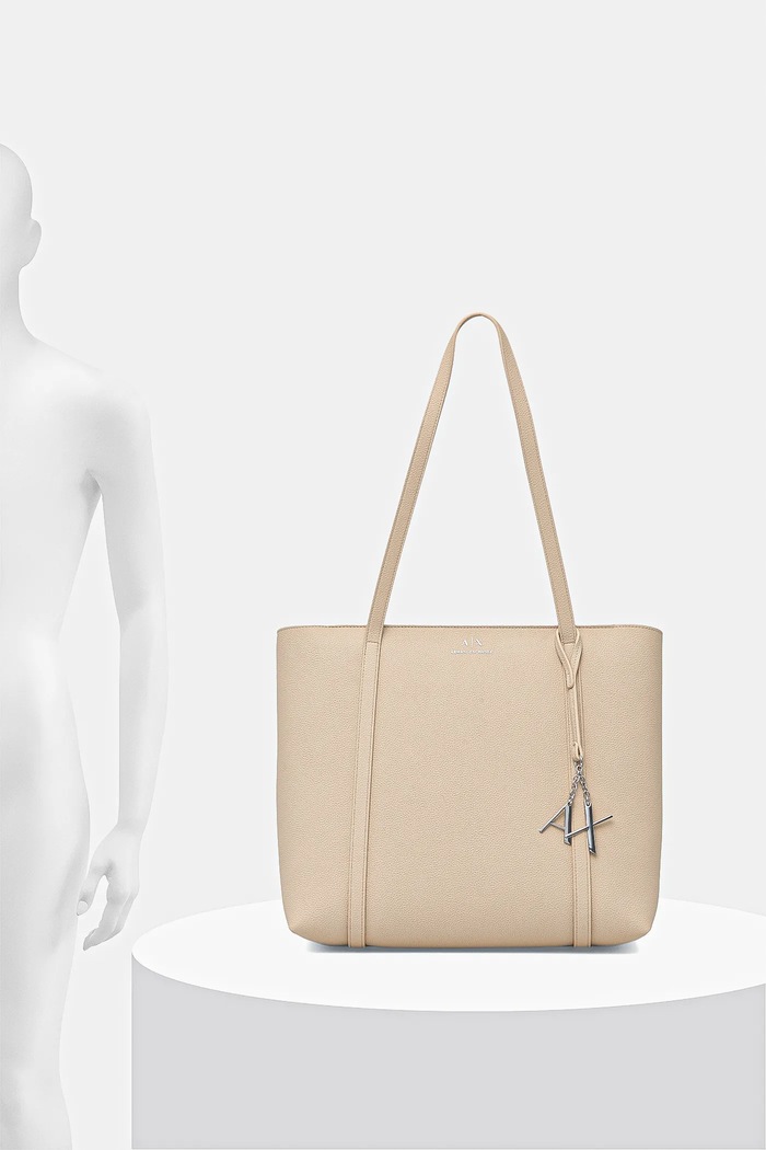 Armani Exchange torebka shopper damska z imitacji skóry 942930.CC726.