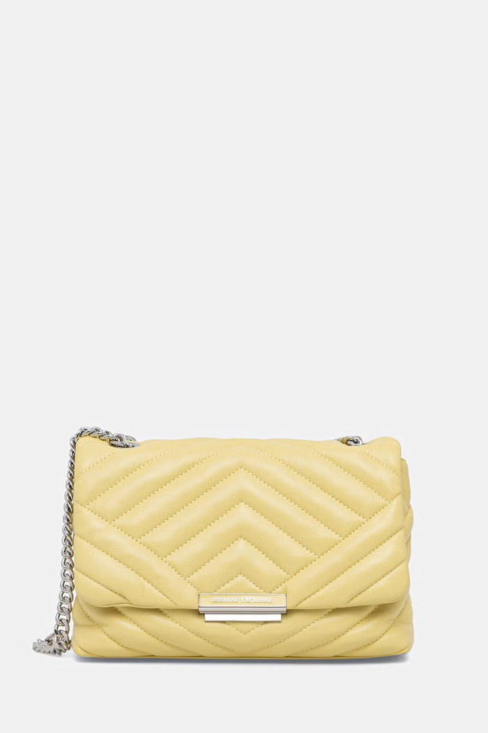 Kabelka Armani Exchange jednofarebný žltá 949122.4R742.