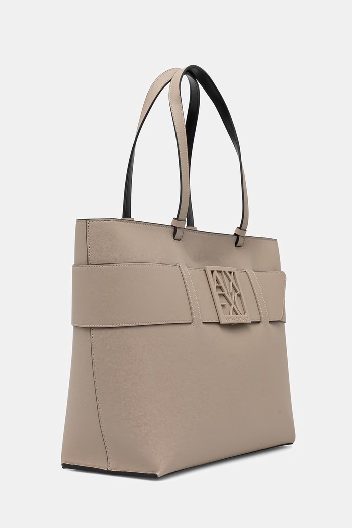 Armani Exchange сумка-шопер жіноча зі штучної шкіри 949127.0A874. бежевий SS26