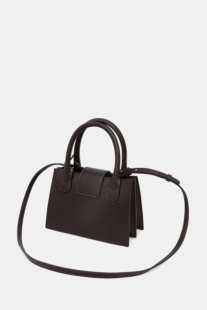 Akcesoria Armani Exchange torebka tote damska z imitacji skóry XW000306.AF12039. brązowy