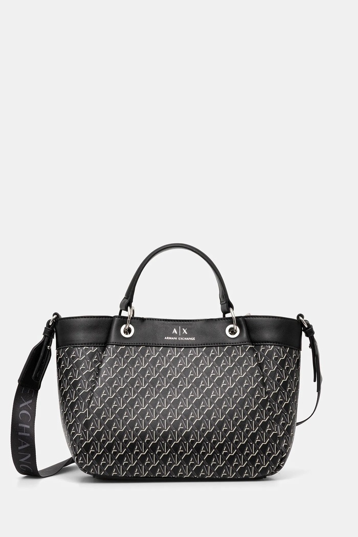 Kabelka Armani Exchange nevejde se A4 černá XW000393.AF17145