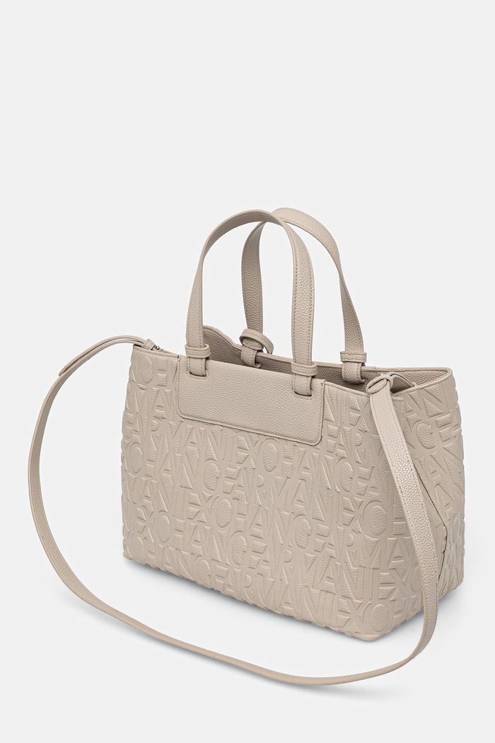 Doplnky Armani Exchange kabelka dámska z imitácie kože XW001222.AF15774 béžová
