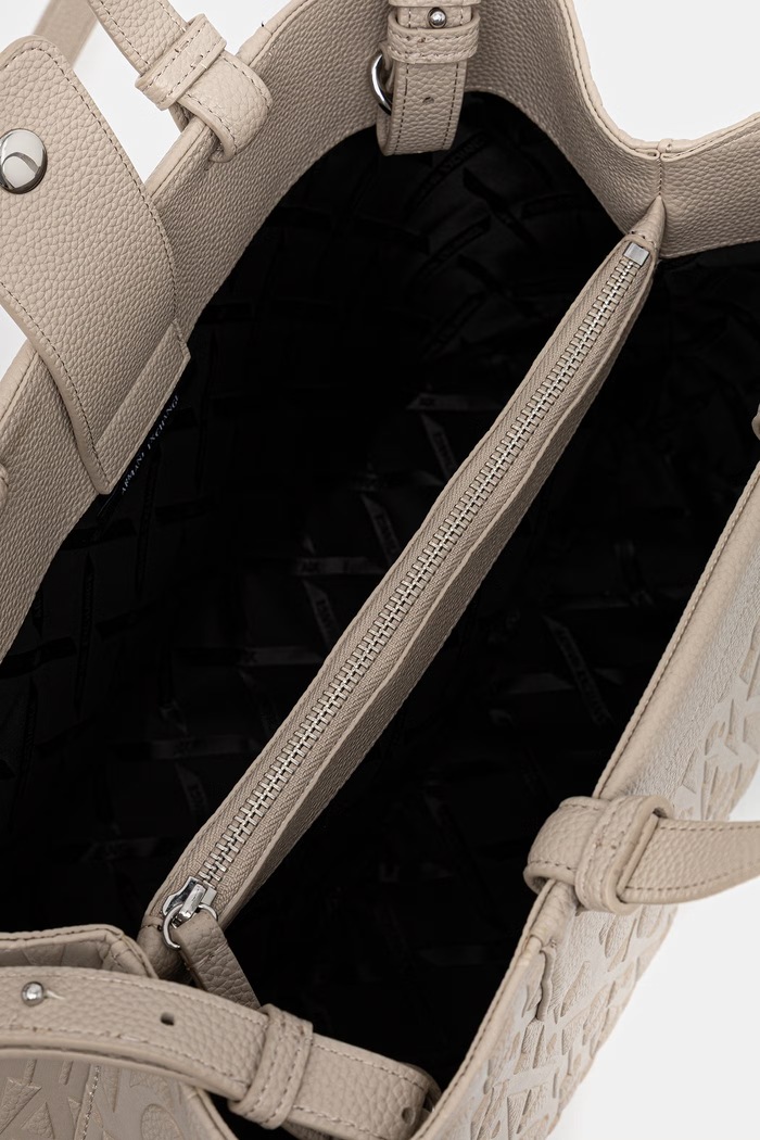 Armani Exchange kabelka dámska z imitácie kože XW001222.AF15774 béžová