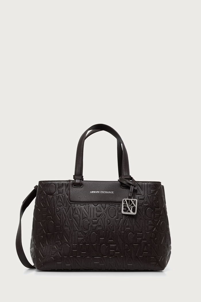 Armani Exchange taška dámská z imitace kůže hnědá XW001222.AF15774