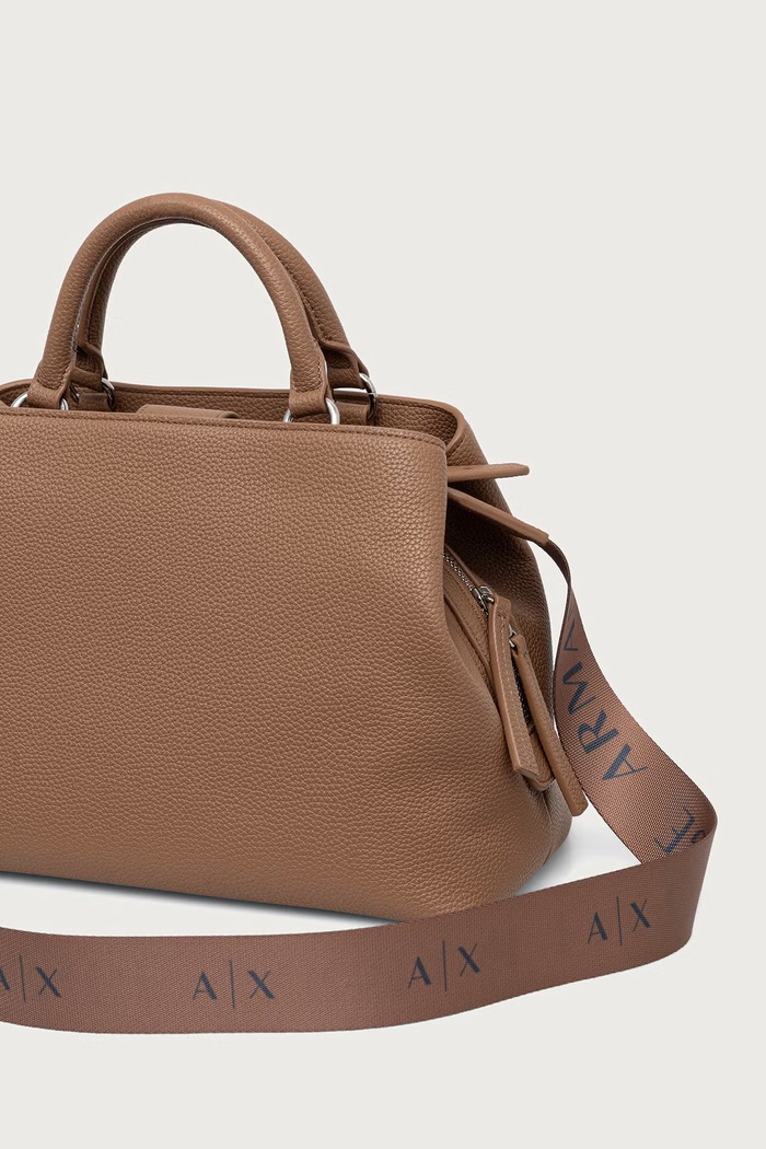 Akcesoria Armani Exchange torebka damska z imitacji skóry XW001545.AF17019 beżowy
