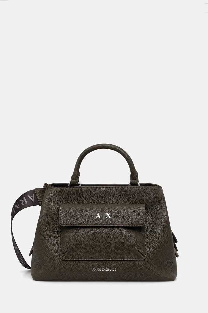 Armani Exchange torebka damska z imitacji skóry zielony XW001545.AF17019