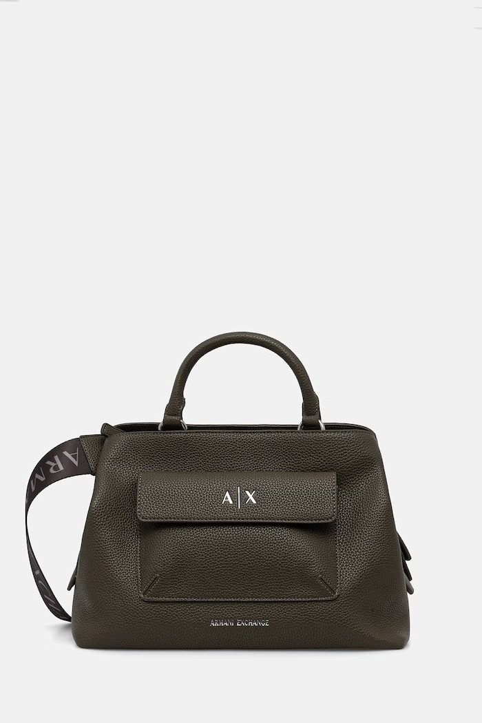 Armani Exchange torebka damska z imitacji skóry zielony XW001545.AF17019