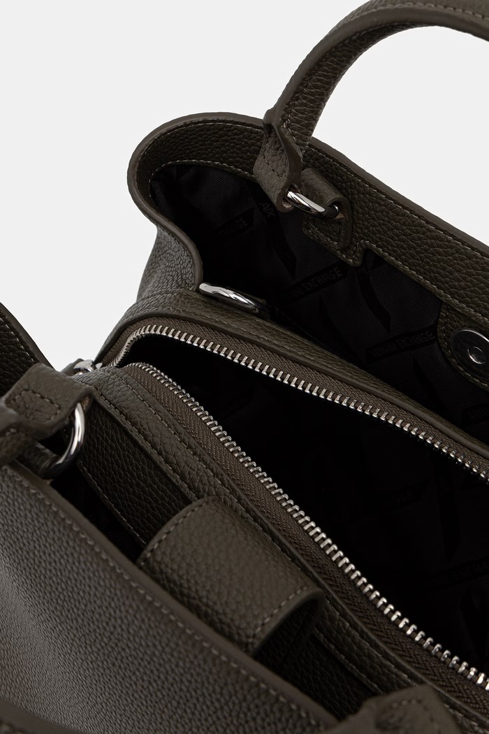 Armani Exchange torebka damska z imitacji skóry XW001545.AF17019 zielony
