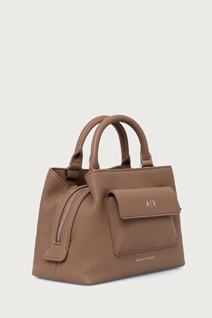 Armani Exchange чанта crossbody дамска от имитация на кожа XW001546.AF17019 бежов AW25