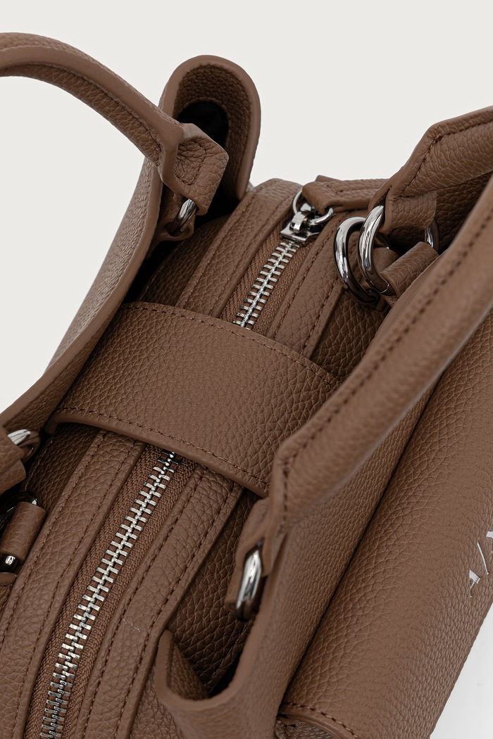 Armani Exchange чанта crossbody дамска от имитация на кожа бежов XW001546.AF17019