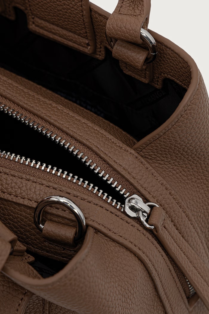 Armani Exchange чанта crossbody дамска от имитация на кожа XW001546.AF17019 бежов