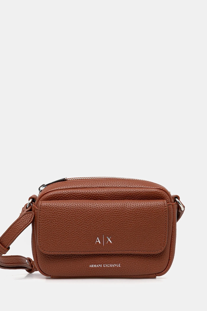 Armani Exchange torbica čez ramo ženska iz umetnega usnja Ne ustreza A4 oranžna XW001547.AF17019