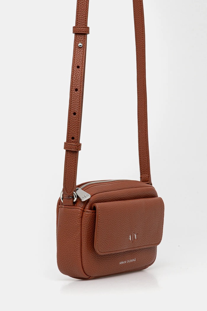 Armani Exchange torbica čez ramo ženska iz umetnega usnja XW001547.AF17019 oranžna AA00
