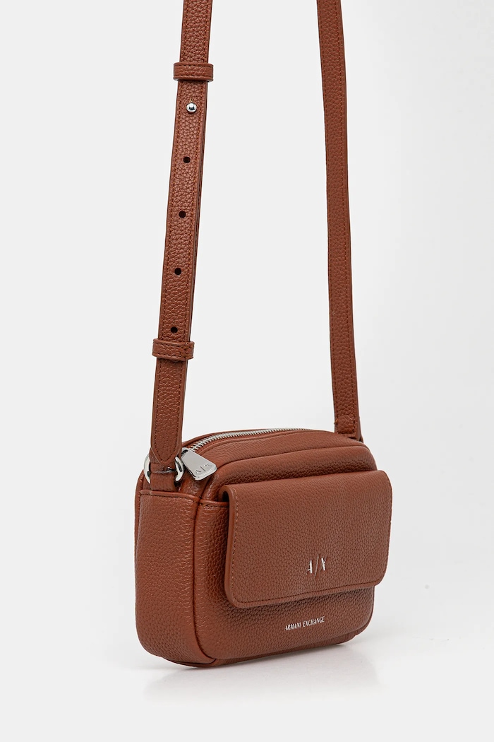 Armani Exchange torbica čez ramo ženska iz umetnega usnja XW001547.AF17019 oranžna AA00