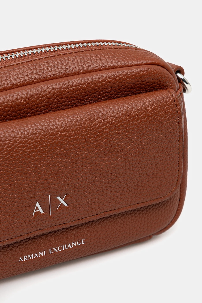 Dodatki Armani Exchange torbica čez ramo ženska iz umetnega usnja XW001547.AF17019 oranžna