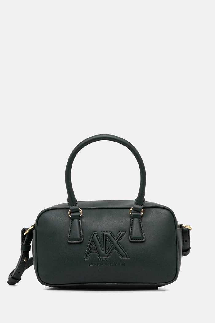 Kabelka Armani Exchange nevejde se A4 zelená XW001567.AF15634