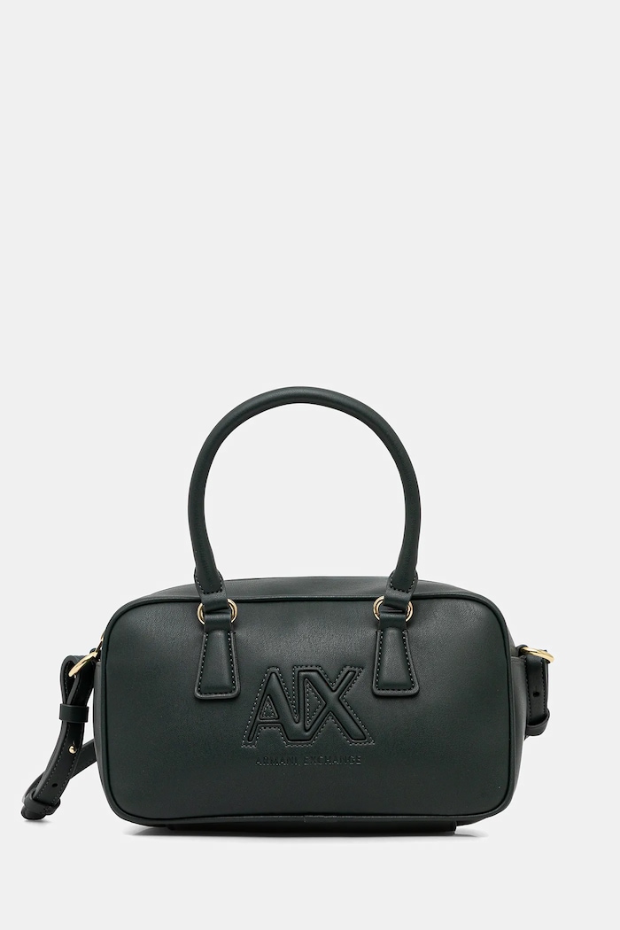 Kabelka Armani Exchange nevejde se A4 zelená XW001567.AF15634