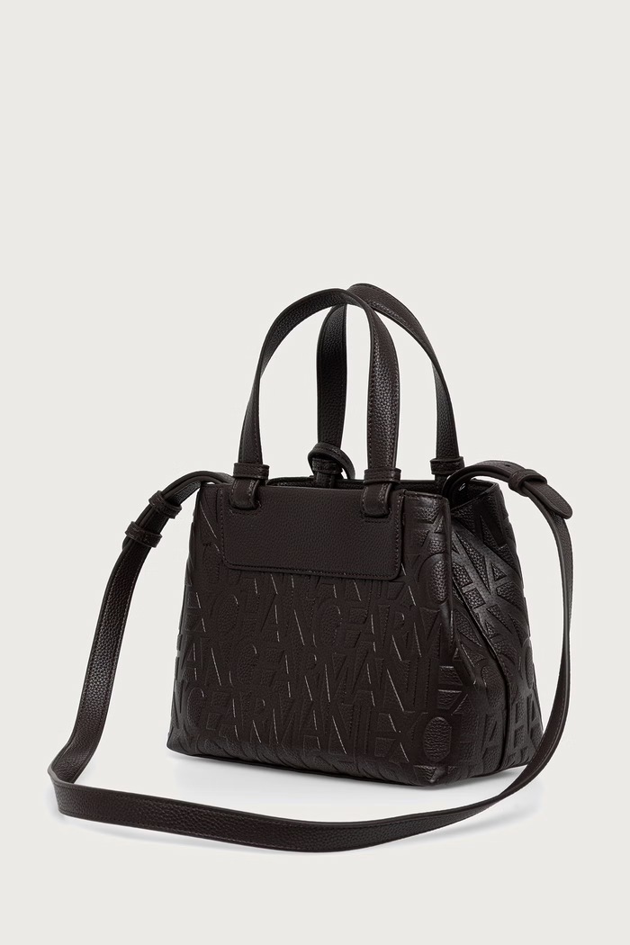 Doplňky Armani Exchange tote taška dámská z imitace kůže XW001576.AF15774 hnědá
