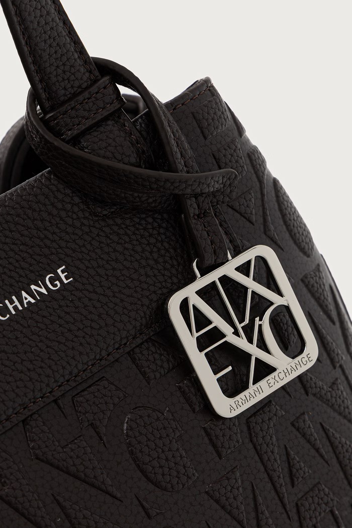 Armani Exchange tote taška dámská z imitace kůže hnědá XW001576.AF15774