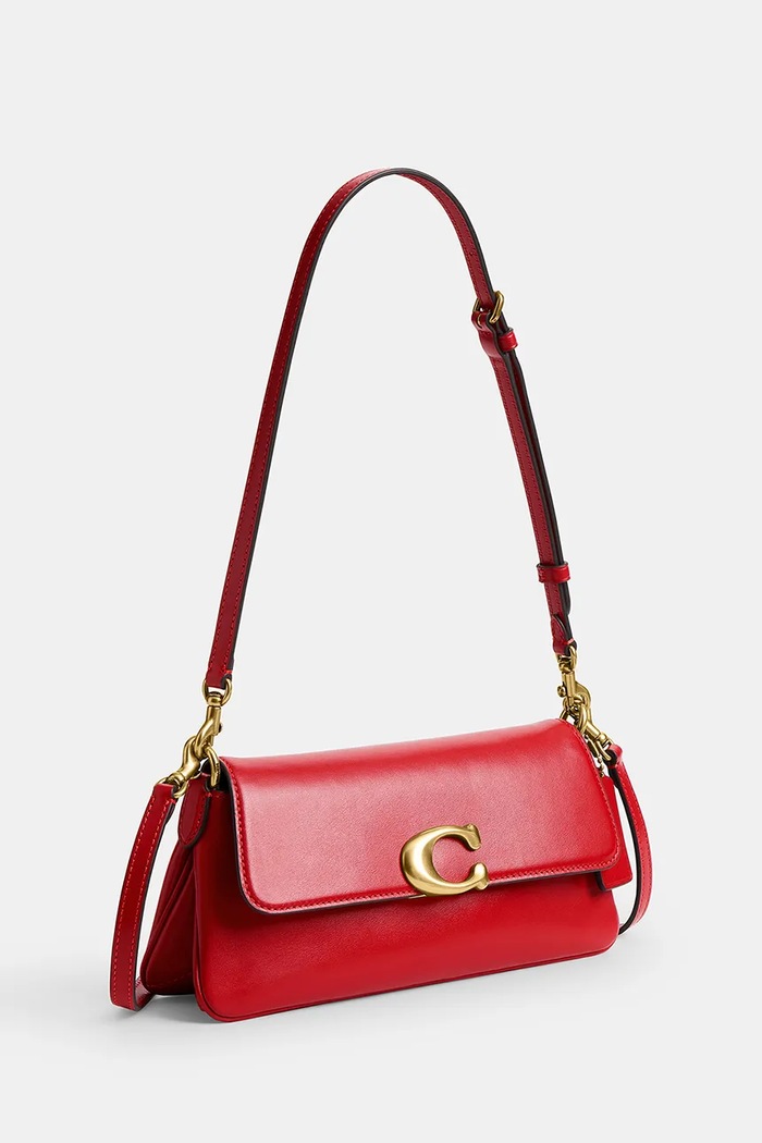 Coach torebka crossbody damska skórzana Jet czerwony CAM16