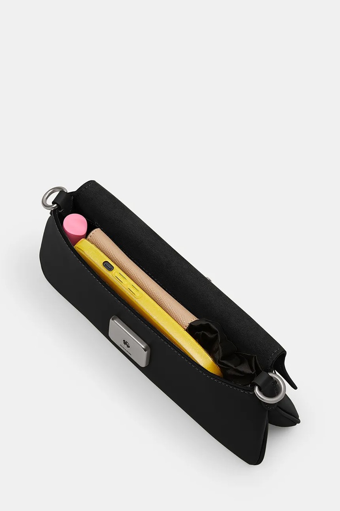 Torebka crossbody damska skórzana Jet Coach CAM16 czarny
