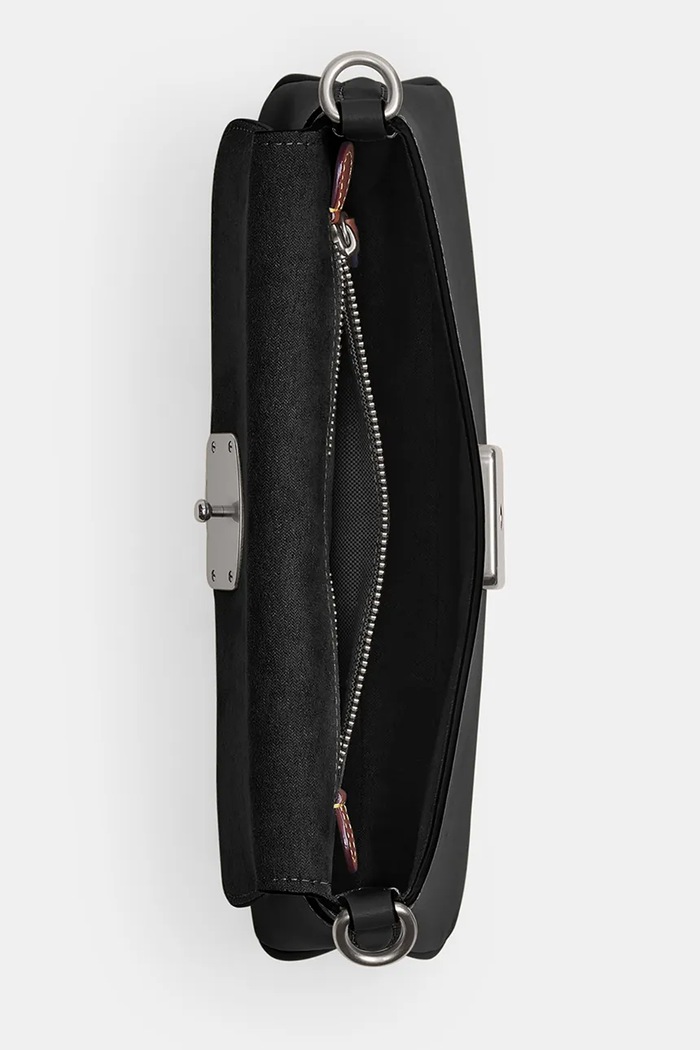 Torebka crossbody damska skórzana Jet Coach czarny CAM16