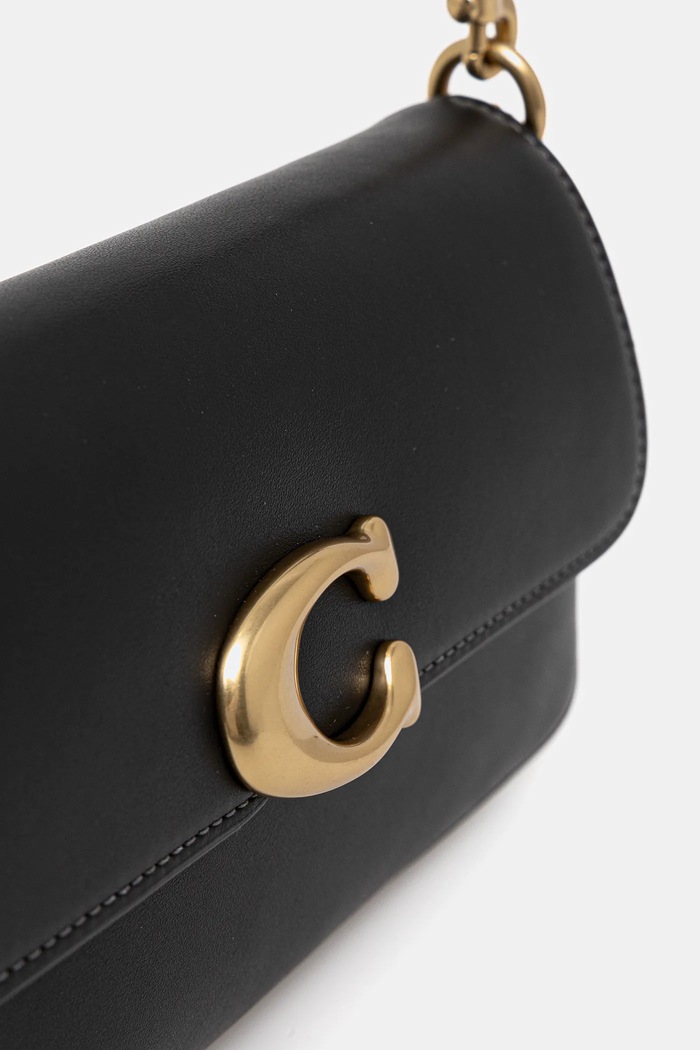 Coach leather handbag Jet black CAM16