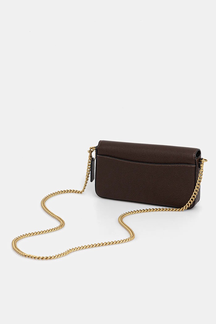 Kožená kabelka Coach Mila Crossbody Bag With Signature Canvas CAO01 hnědá AW25