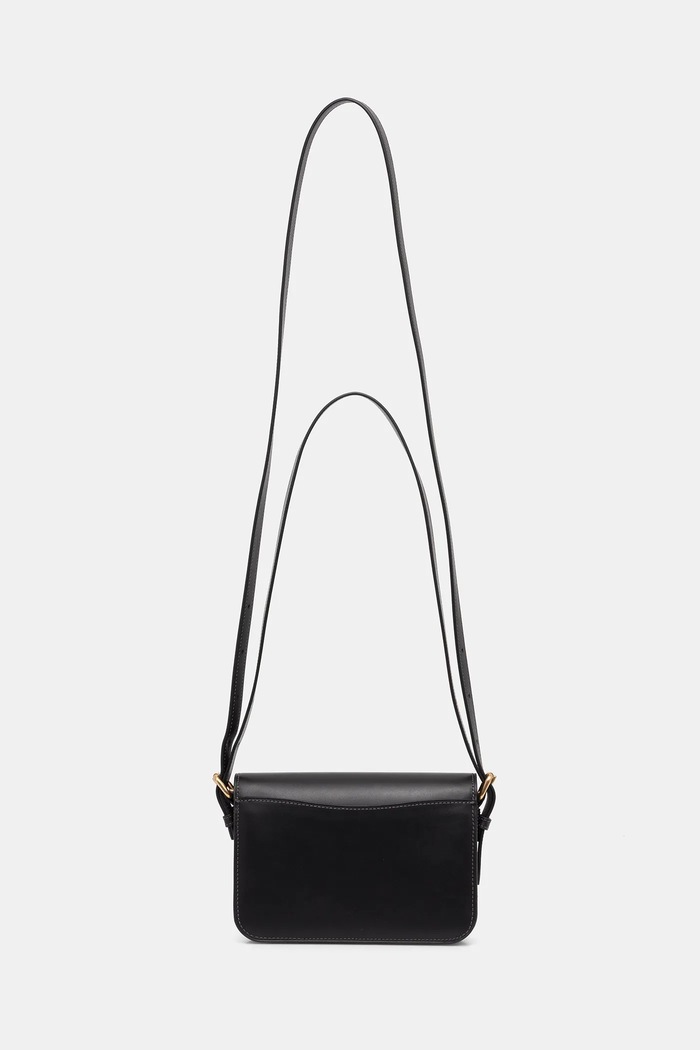 Akcesoria Coach torebka skórzana Sage Shoulder Bag CAM17 czarny