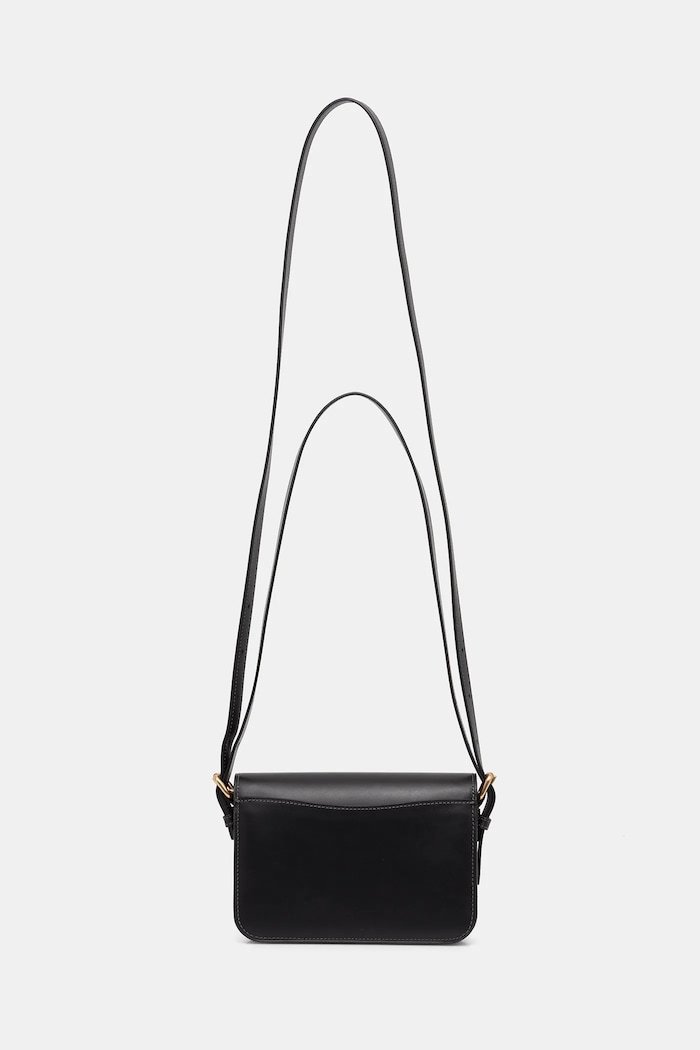 Akcesoria Coach torebka skórzana Sage Shoulder Bag CAM17 czarny