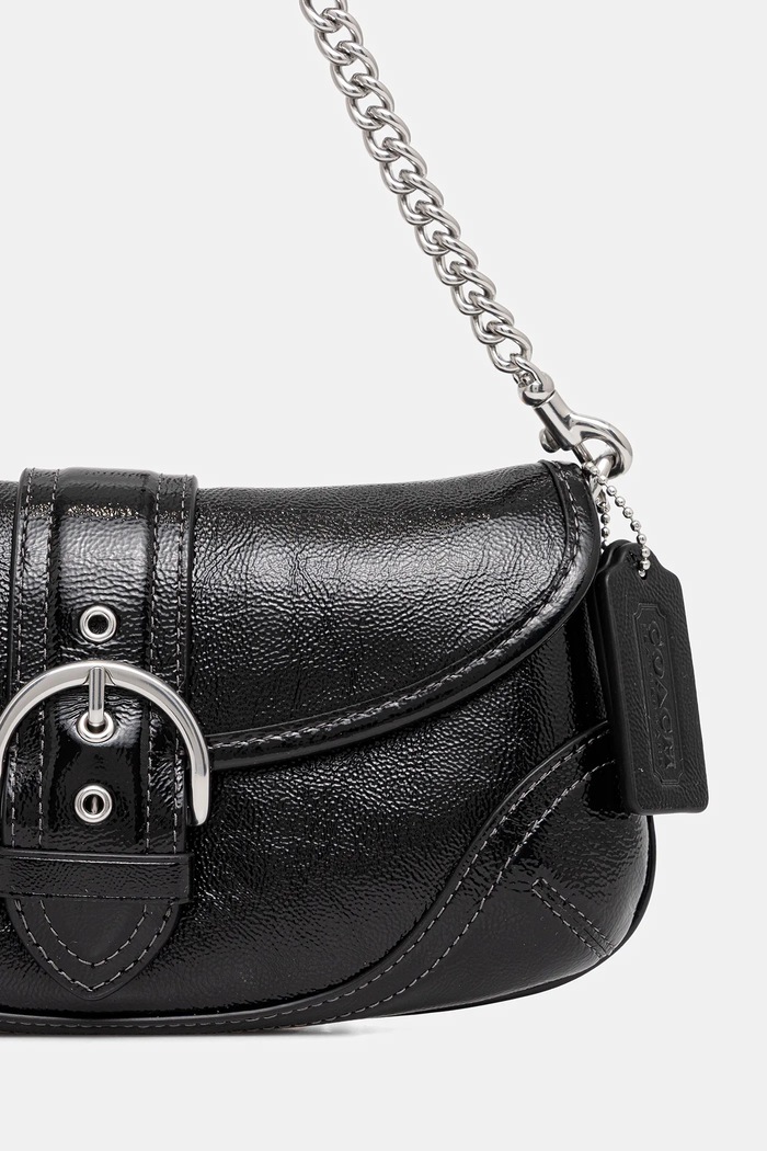 Coach borsa a mano in pelle Soho 25 CAN43 nero